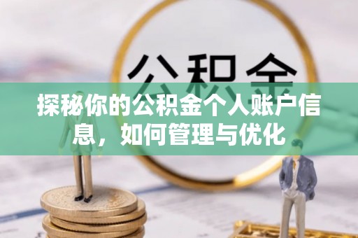 双河探秘你的公积金个人账户信息，如何管理与优化