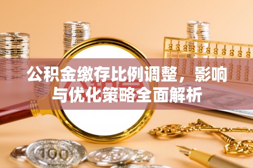 双河公积金缴存比例调整，影响与优化策略全面解析