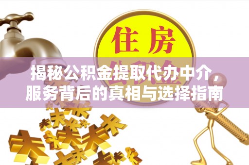 双河揭秘公积金提取代办中介，服务背后的真相与选择指南