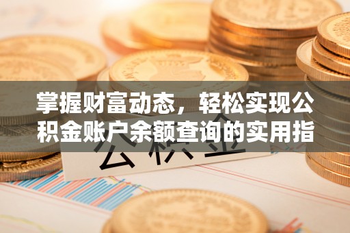 双河掌握财富动态，轻松实现公积金账户余额查询的实用指南