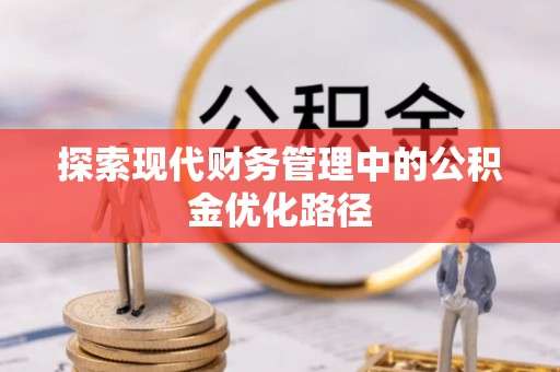 双河探索现代财务管理中的公积金优化路径