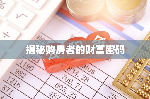 双河揭秘购房者的财富密码
