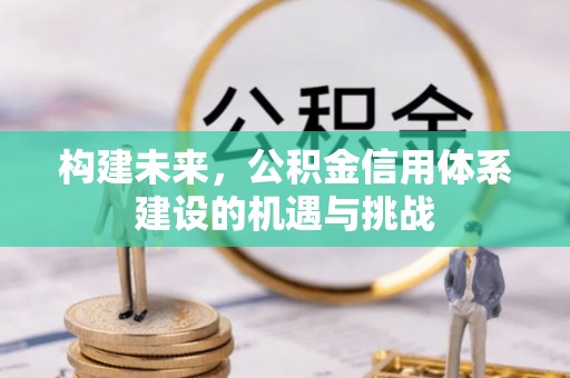 双河构建未来，公积金信用体系建设的机遇与挑战