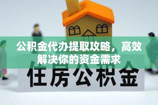 双河公积金代办提取攻略，高效解决你的资金需求