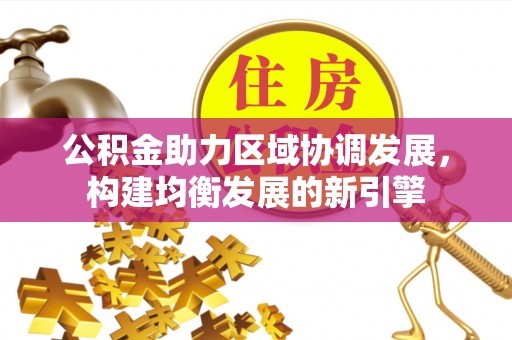 双河公积金助力区域协调发展，构建均衡发展的新引擎