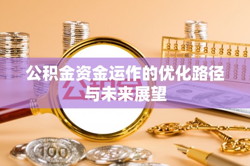 双河公积金资金运作的优化路径与未来展望