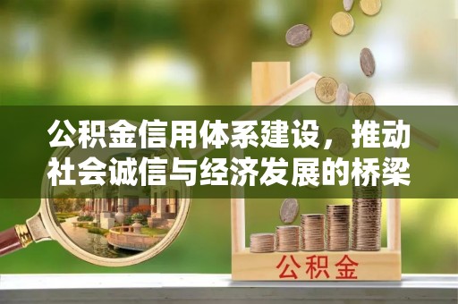 双河公积金信用体系建设，推动社会诚信与经济发展的桥梁
