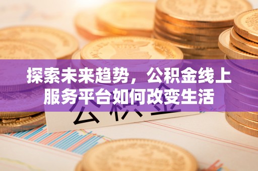 双河探索未来趋势，公积金线上服务平台如何改变生活