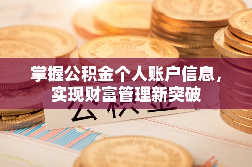 双河掌握公积金个人账户信息，实现财富管理新突破