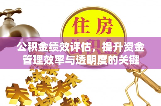双河公积金绩效评估，提升资金管理效率与透明度的关键