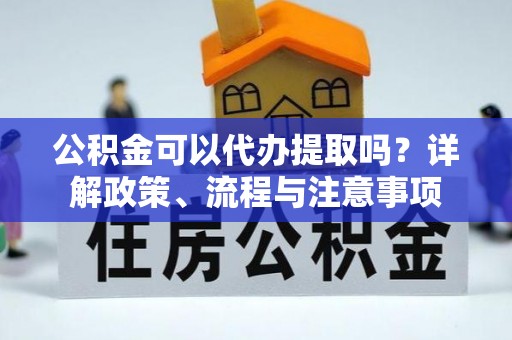 双河公积金可以代办提取吗？详解政策、流程与注意事项