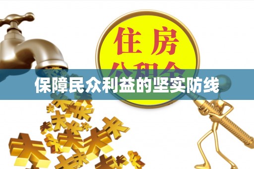 双河保障民众利益的坚实防线