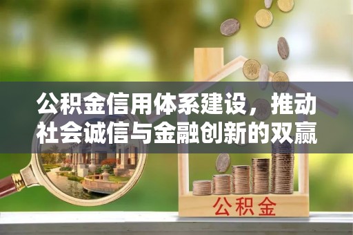 双河公积金信用体系建设，推动社会诚信与金融创新的双赢之道