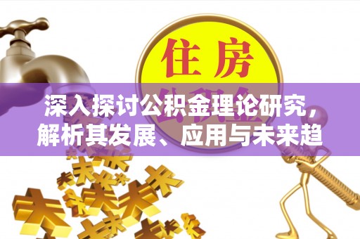 双河深入探讨公积金理论研究，解析其发展、应用与未来趋势